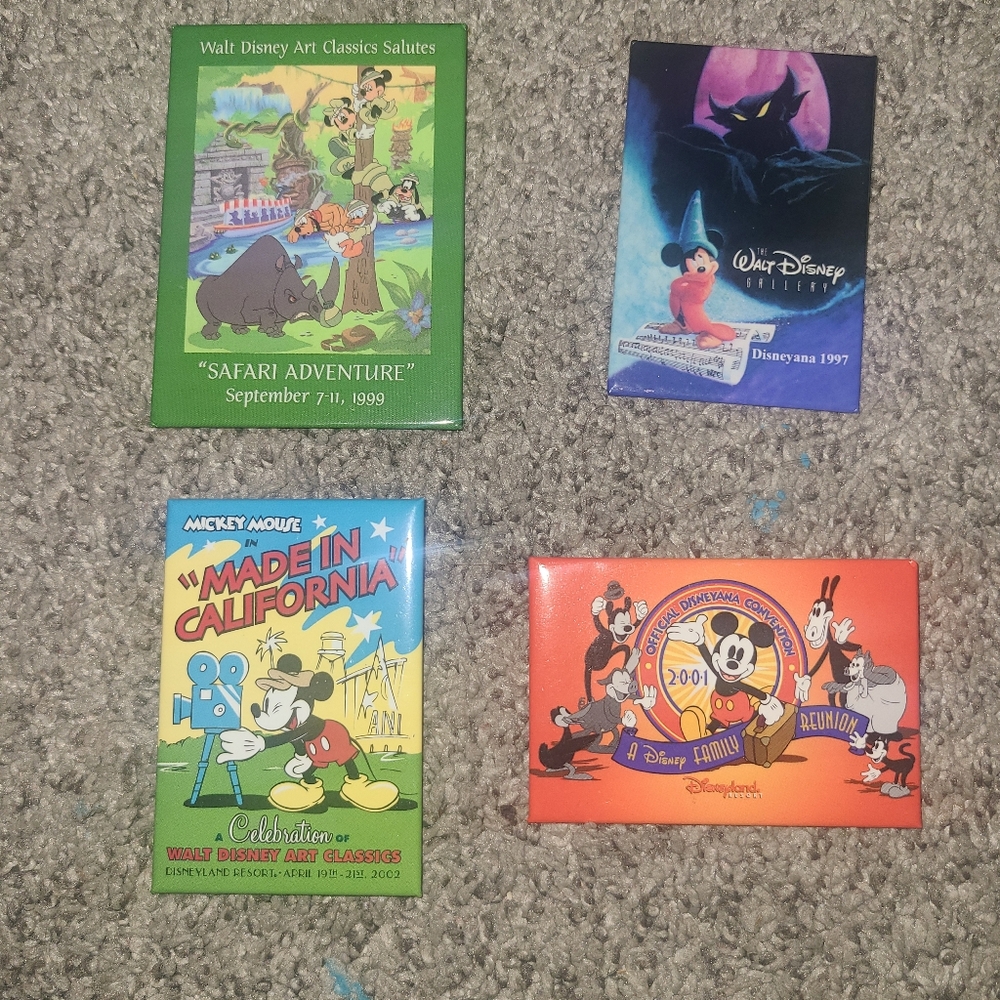 Disney Pins Lot Of 4
